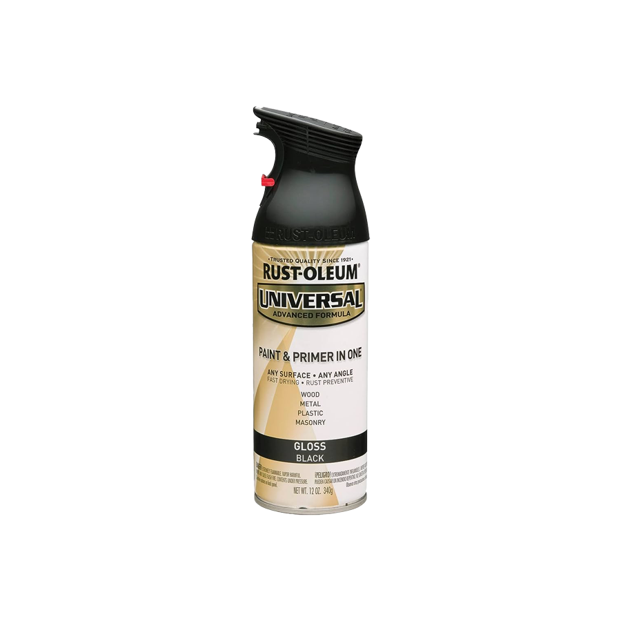 Universal Premium Spray Paint Gloss Black Alrais Trading