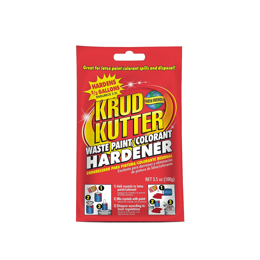 Krud Kutter Waste Paint and Colorant Hardener 3.5 oz. Bag Alrais Trading